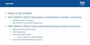 ISO14644-1、-2《洁净室及其受控环境：确认/监测》